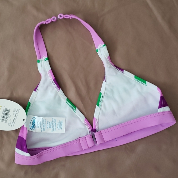 Sand and Sun Bikini Top Girl L 10-12 - Picture 2 of 6